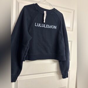 lululemon athletica Navy crewneck M/L